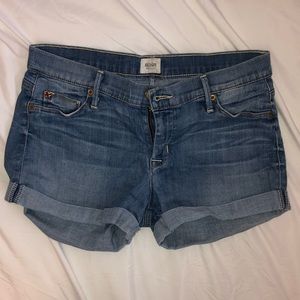 Stretchy jean shorts
